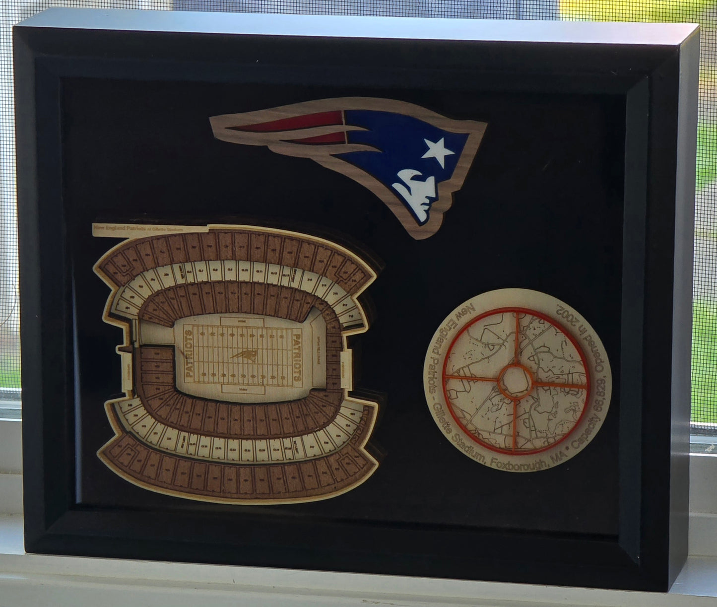 Sports Themed shadow box