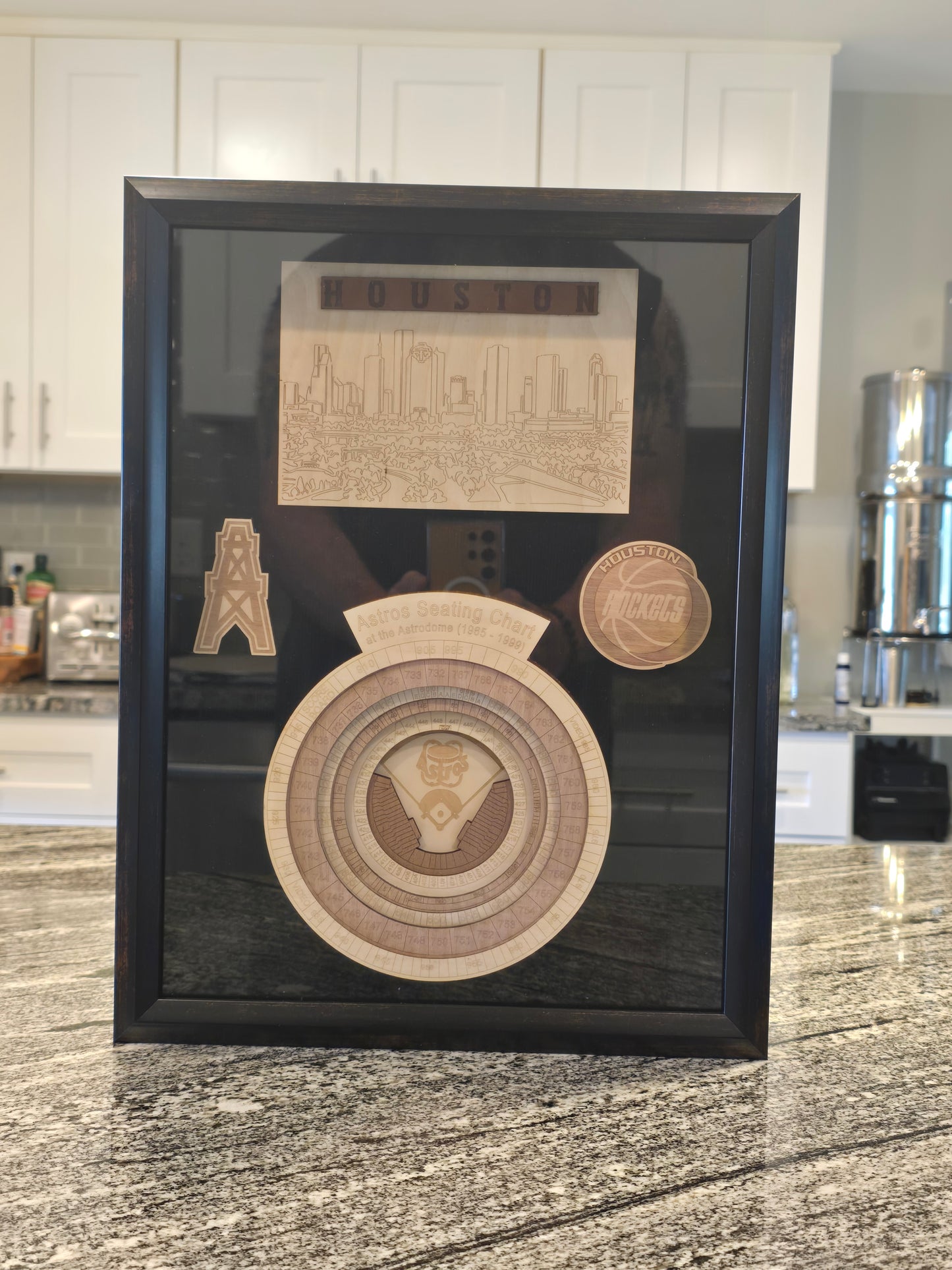 Sports Themed shadow box