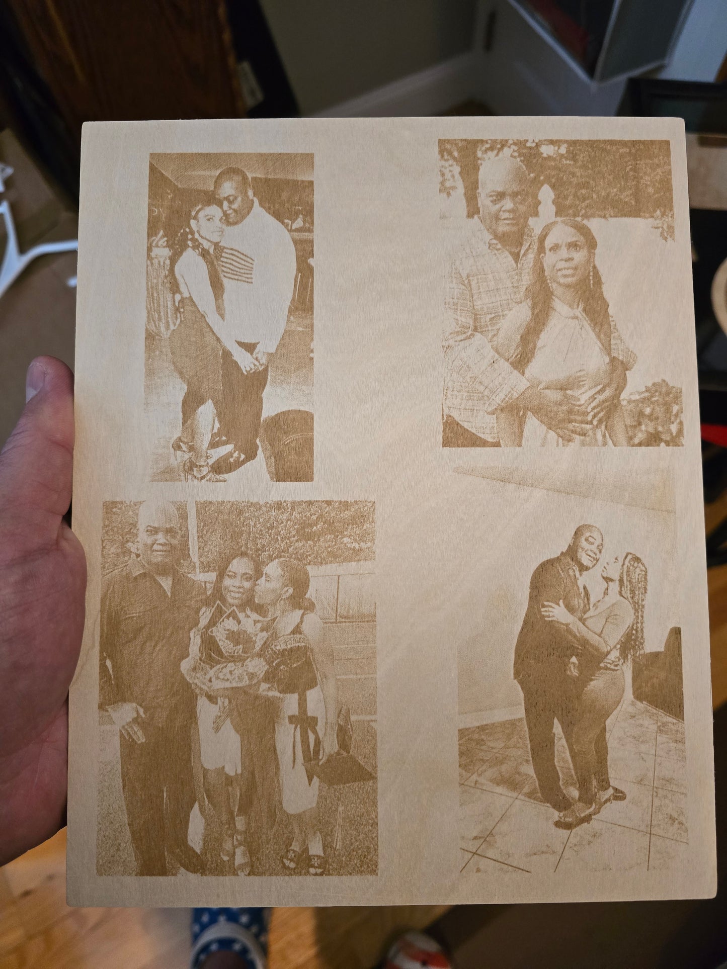 Human Photo on Maple