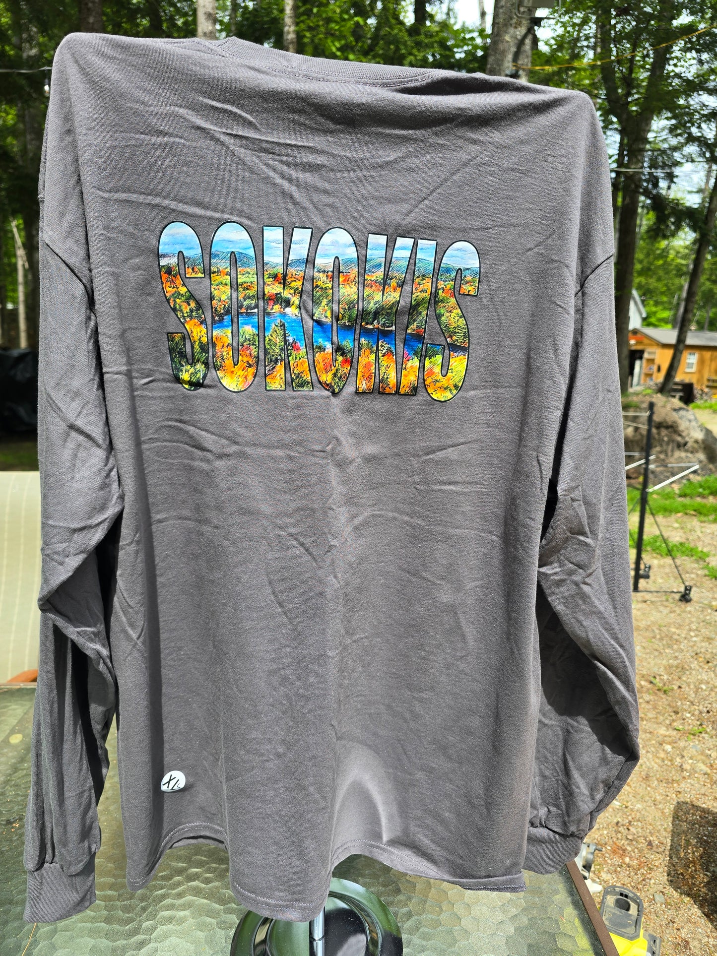 Sokokis Lake Long Sleeve Shirts with Sokokis Logo