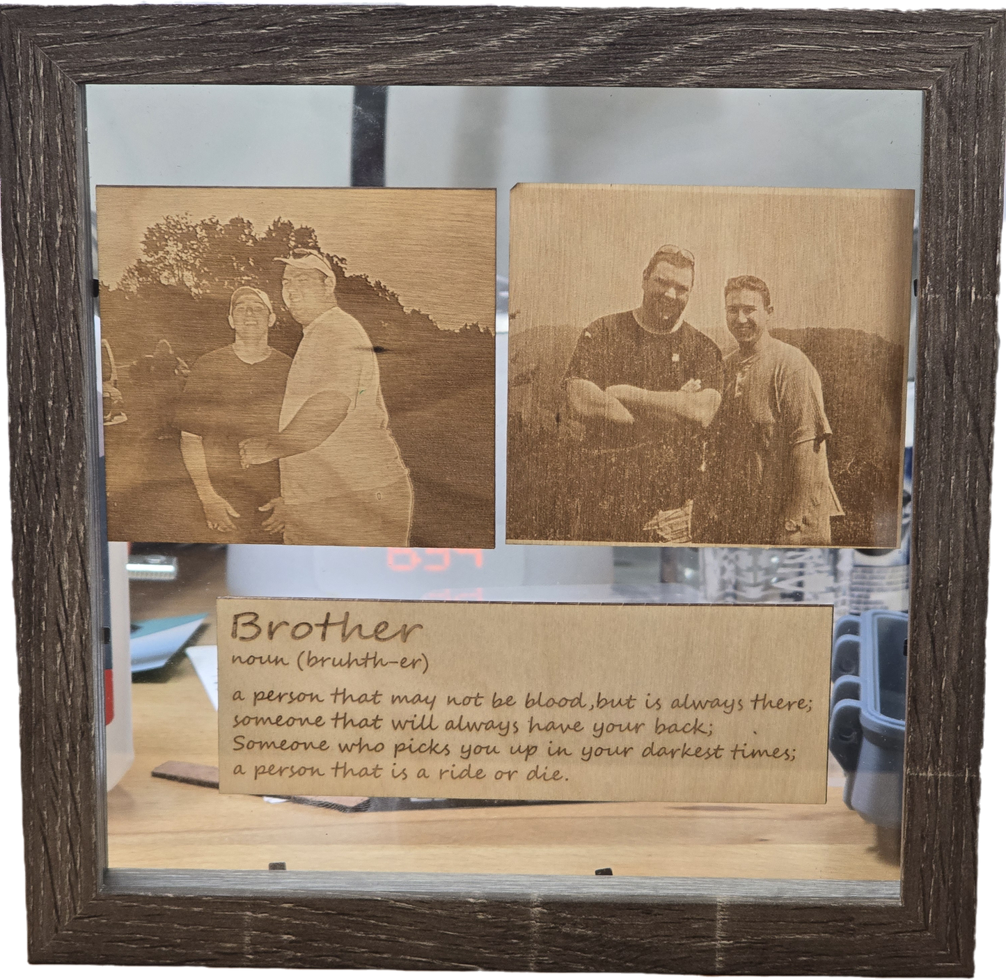 Human Photo on Maple