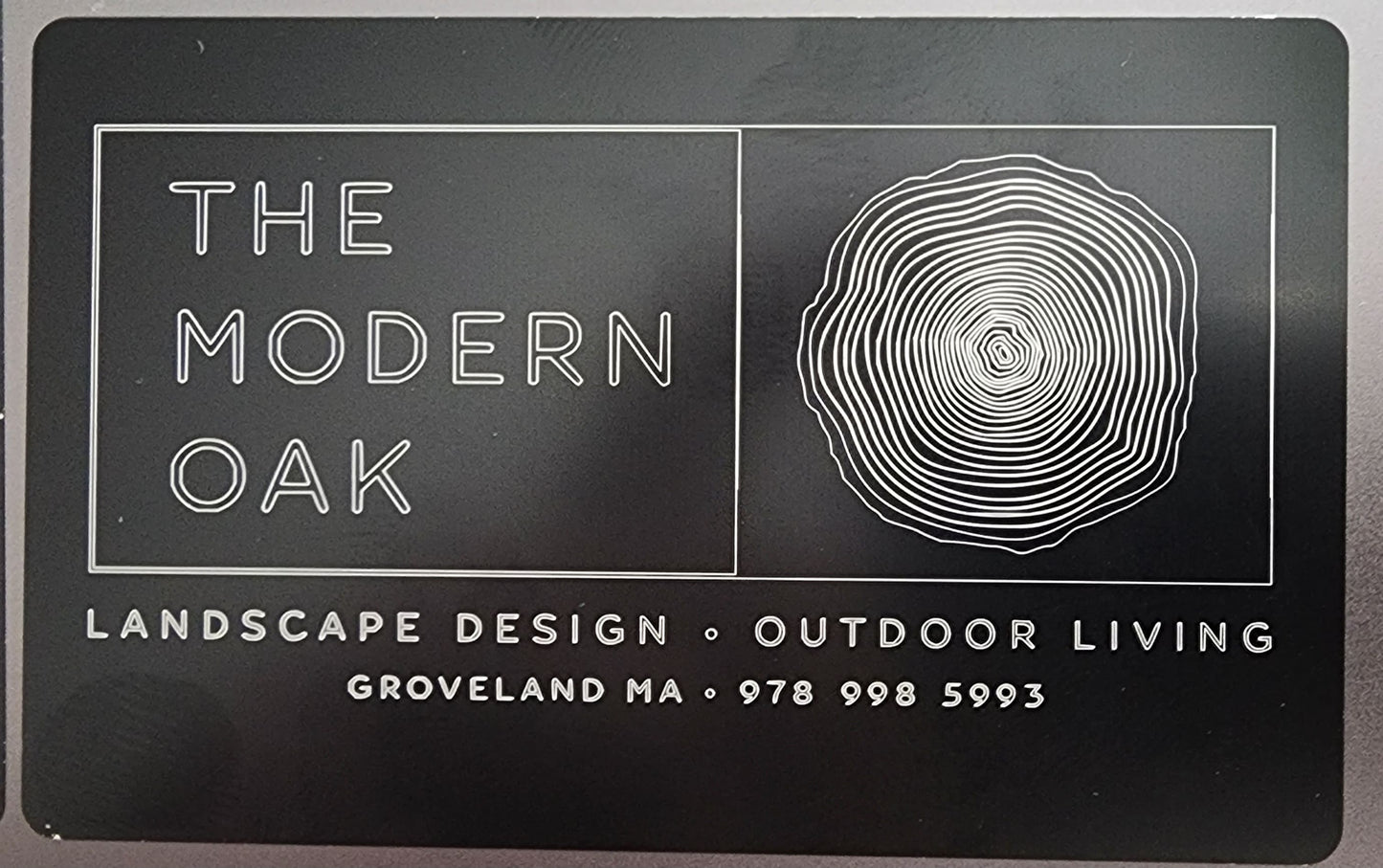 Metal business cards