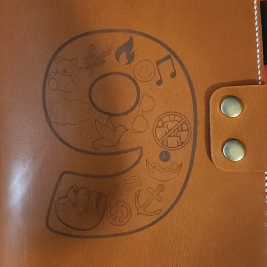 Leather A4 notebook cover