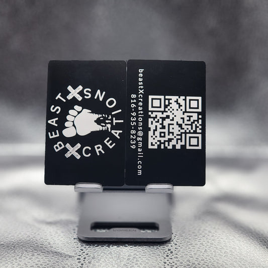 Metal business cards