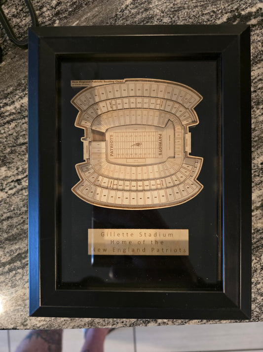 Sports Themed shadow box