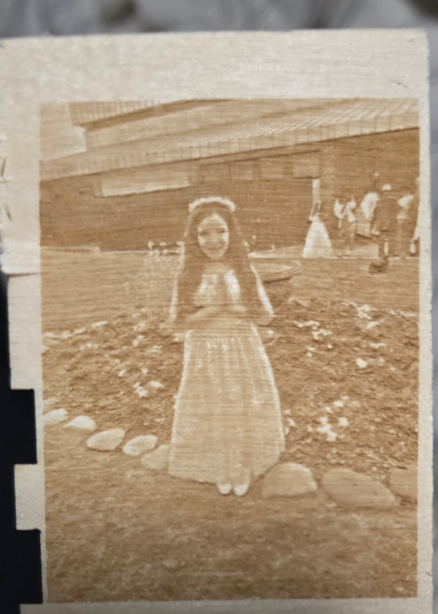 Human Photo on Maple
